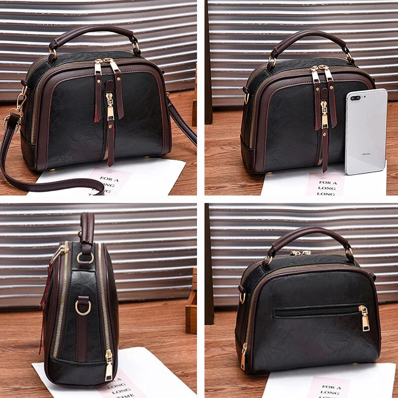 Sac à Main Femme Luxe Cuir PU Designer - Sac Bandoulière Messenger Fashion
