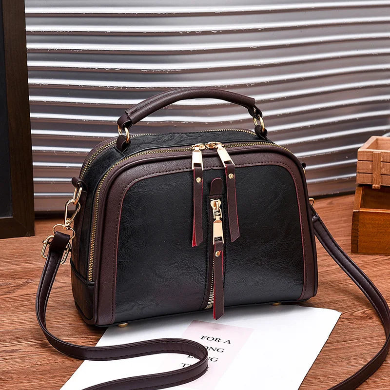 Sac à Main Femme Luxe Cuir PU Designer - Sac Bandoulière Messenger Fashion