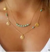 Collier Pendentif Feuilles et Oiseau - Bijou Statement Maxi Choker Femme Tendance
