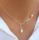 Collier Pendentif Feuilles et Oiseau - Bijou Statement Maxi Choker Femme Tendance