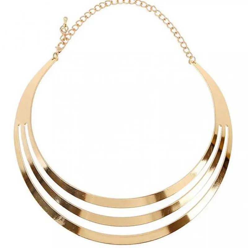 Collier Femme Maxi Statement Chunky Choker - Bijou Luxe Couleur Or Tendance Punk