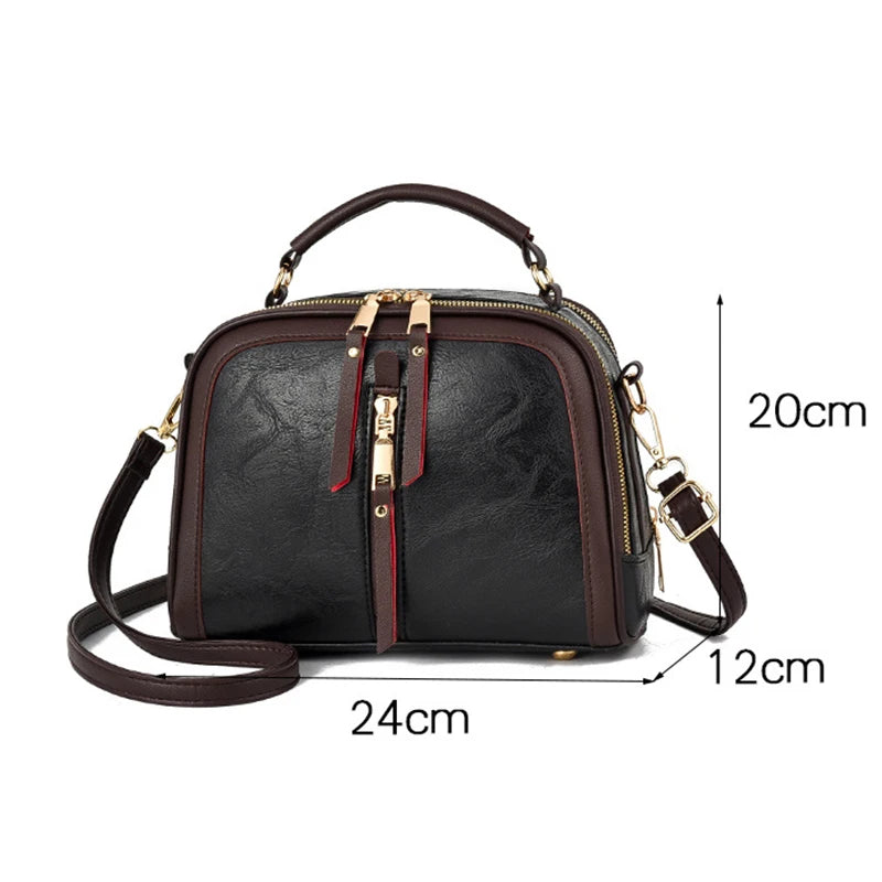 Sac à Main Femme Luxe Cuir PU Designer - Sac Bandoulière Messenger Fashion