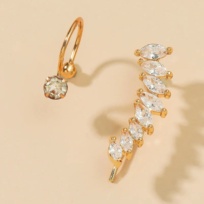Boucles d'Oreilles - Manchette d'Oreille Femme Sans Piercing