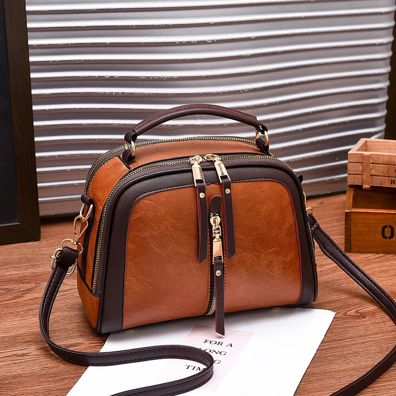 Sac à Main Femme Luxe Cuir PU Designer - Sac Bandoulière Messenger Fashion