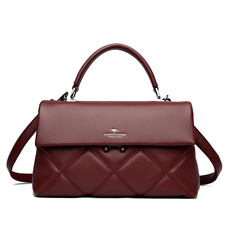 Sac à Main Femme Tendance Coréenne Cuir Souple - Sac Bandoulière Designer YaLePuck