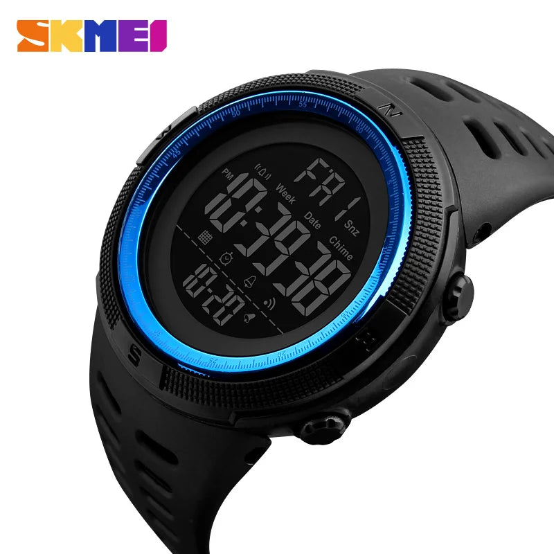 SKMEI - Montre Homme 1251 Sport Digitale Multifonctions Étanche 50M