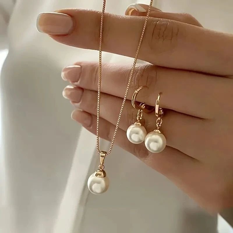 Collier Femme - Collier Élégant Perles - Collier Femme
