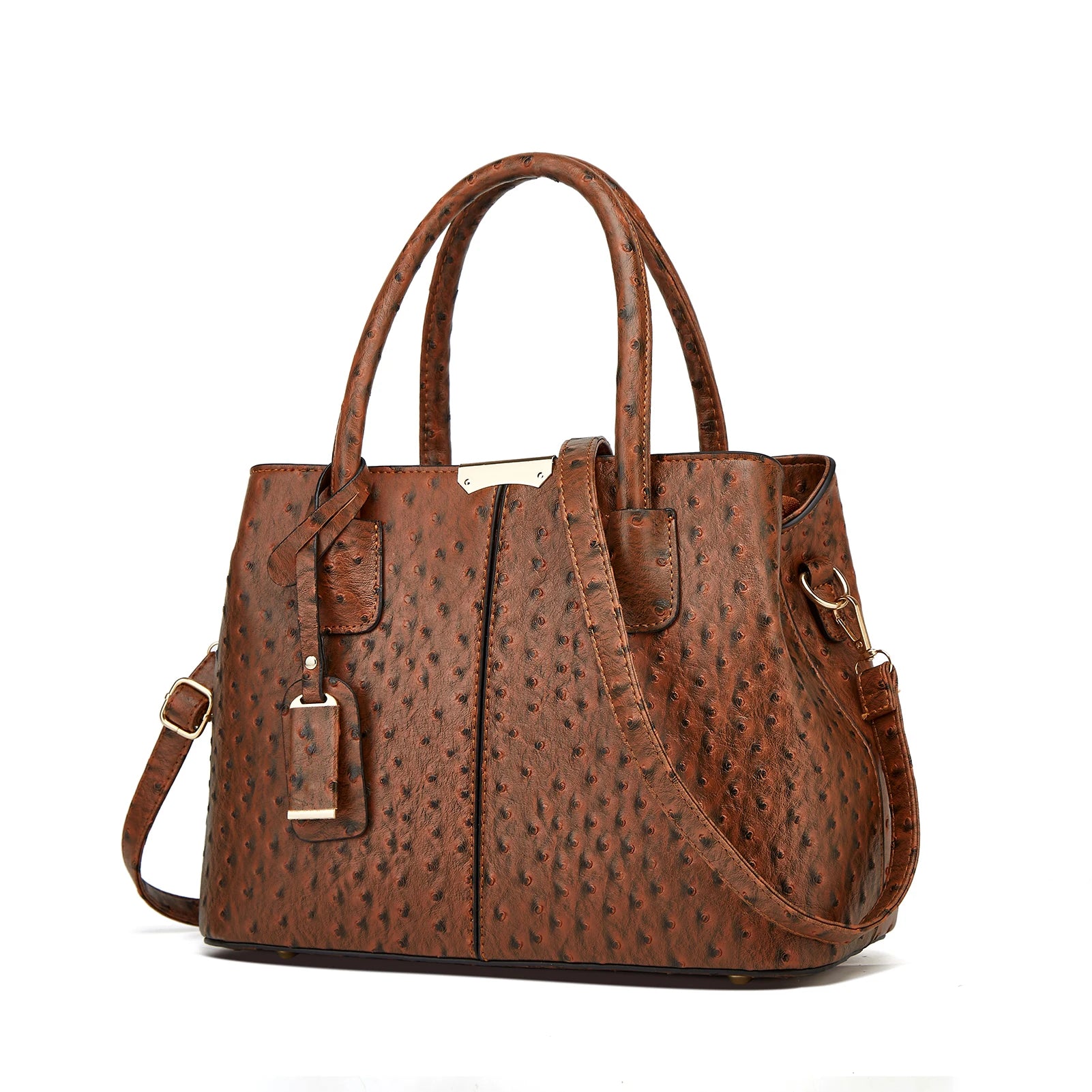 Sac à Main Femme Texture Haut de Gamme - Sac Bandoulière Oblique Européen