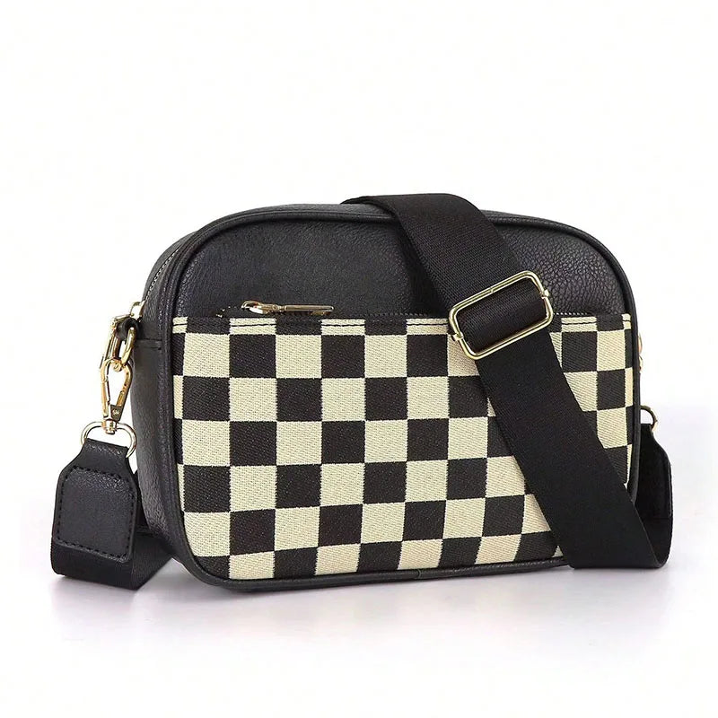 Sac à Main Femme Multifonctionnel Rétro Classique Bureau - Petit Sac Carré Bandoulière