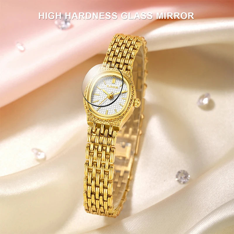 Montre Femme LIGE 2026 Luxe - Bracelet Acier Étanche Élégante Quartz