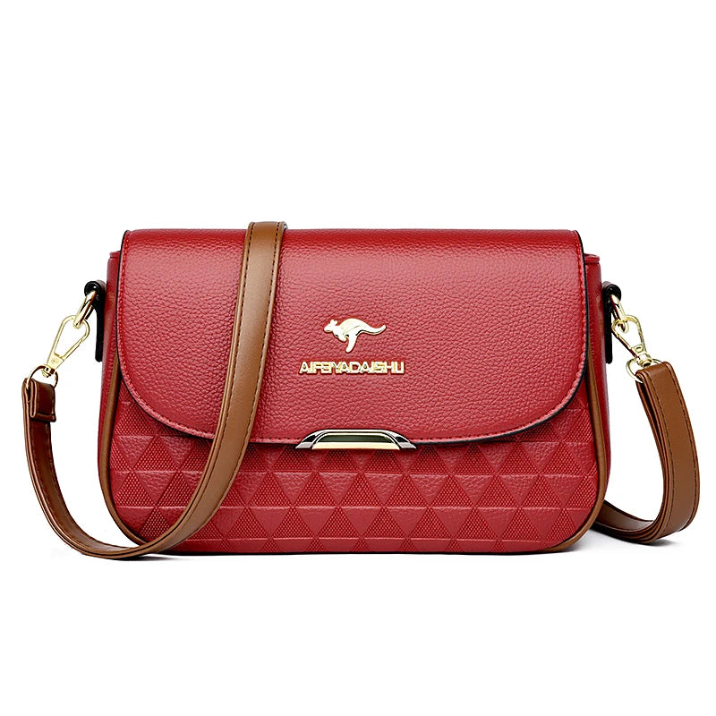 Sac à Main Femme Luxe Cuir Synthétique - Sac Bandoulière Designer VANDERWAH