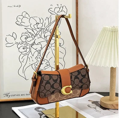 Sac à Main Femme Mode Haut de Gamme Design Luxe Rétro - Sac Bandoulière Tendance Exquis