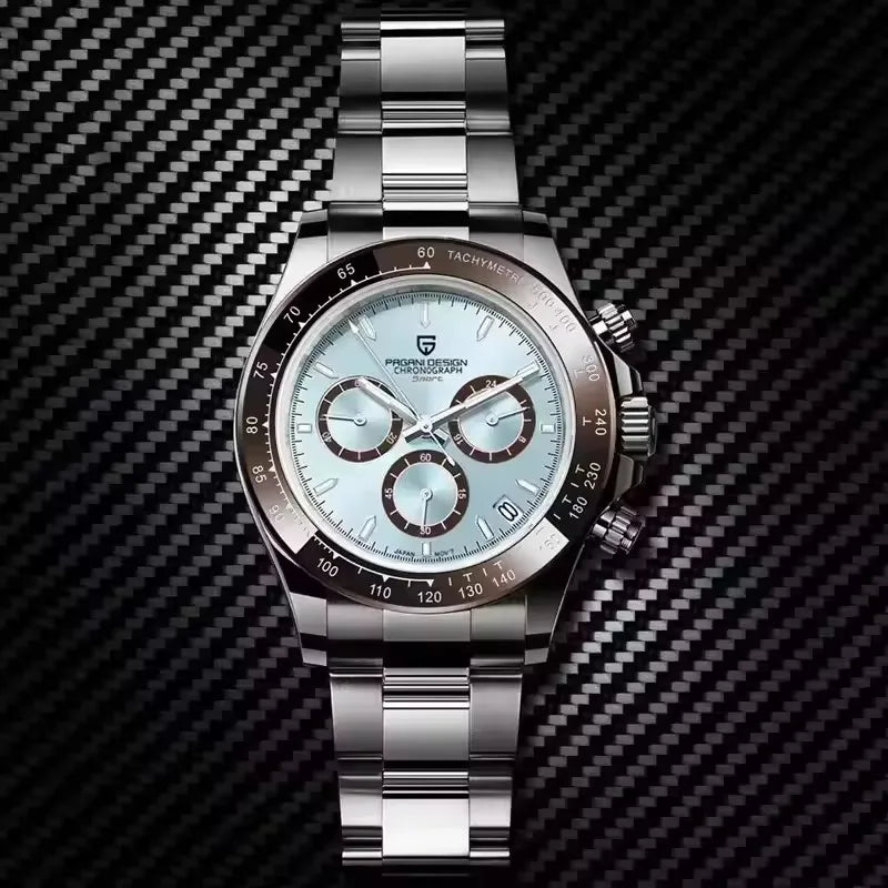 Montre Homme PAGANI DESIGN 2026 Chronographe Sport - Quartz Verre Saphir 100M