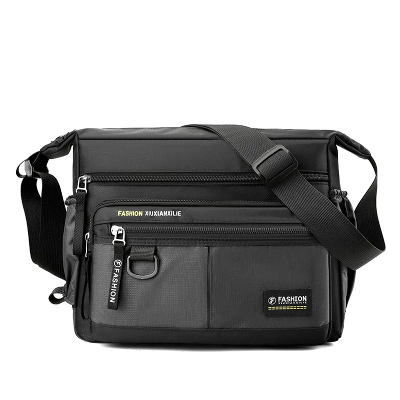 Sacoche Homme Bandoulière Homme Nylon Grande Capacité - Sacoche Messenger Voyage Casual