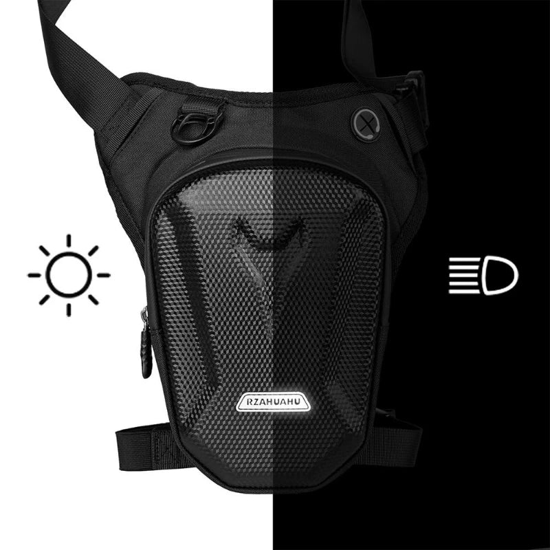 Sacoche Homme - Femme de Jambe Moto EVA Coque Rigide - Sacoche Latérale Téléphone Outdoor