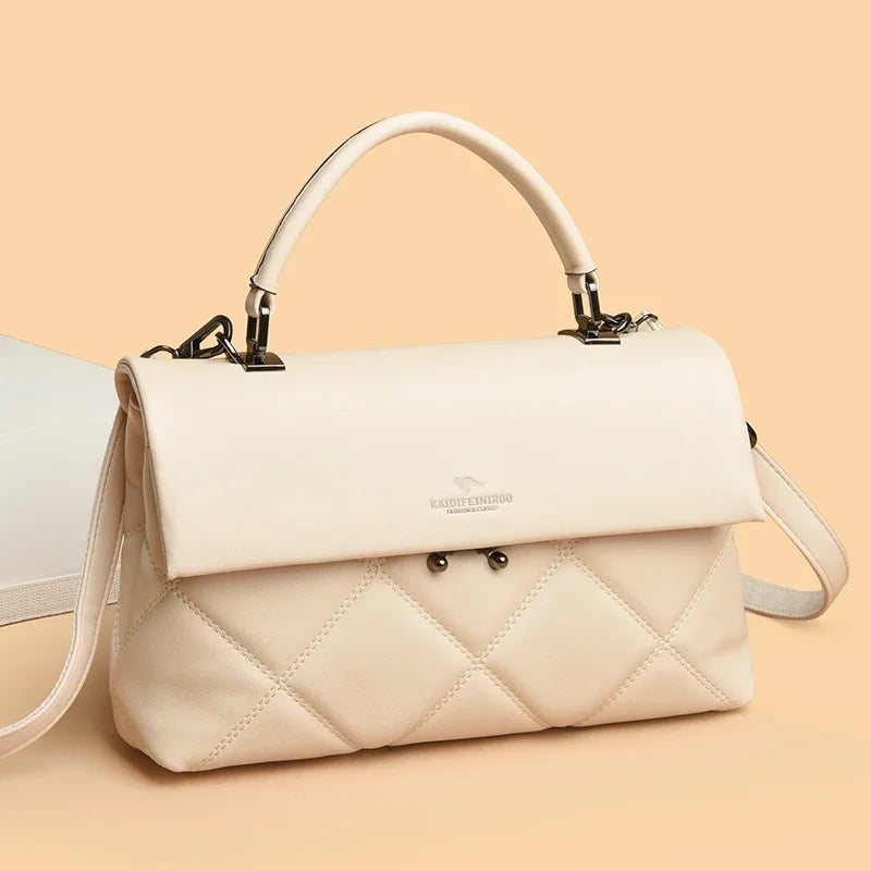 Sac à Main Femme Tendance Coréenne Cuir Souple - Sac Bandoulière Designer YaLePuck