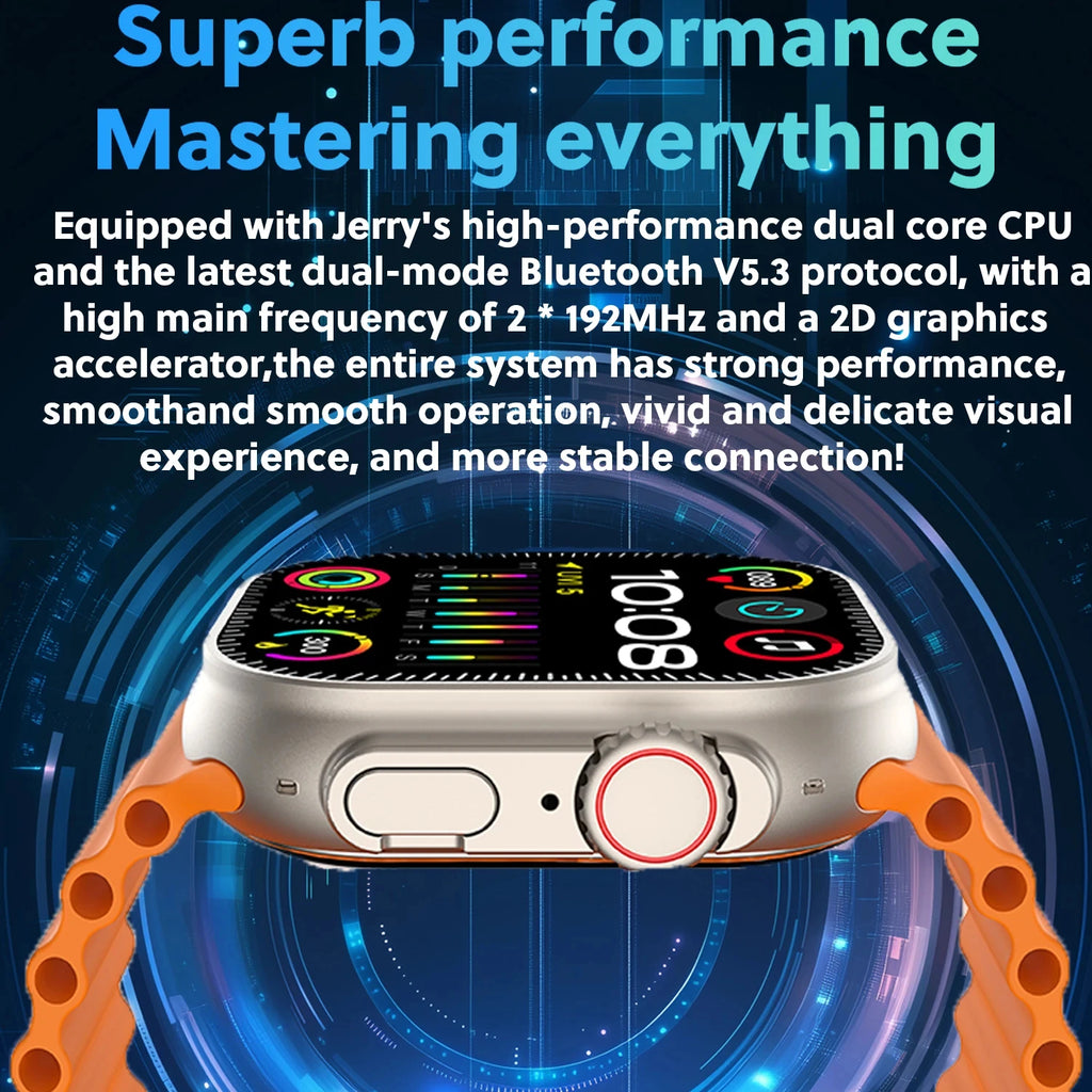 Montre Homme Connectée T83 Pro 2026 – 4G Android 10.0, Écran AMOLED 1.96", Caméra 200W, GPS & 100+ Sports