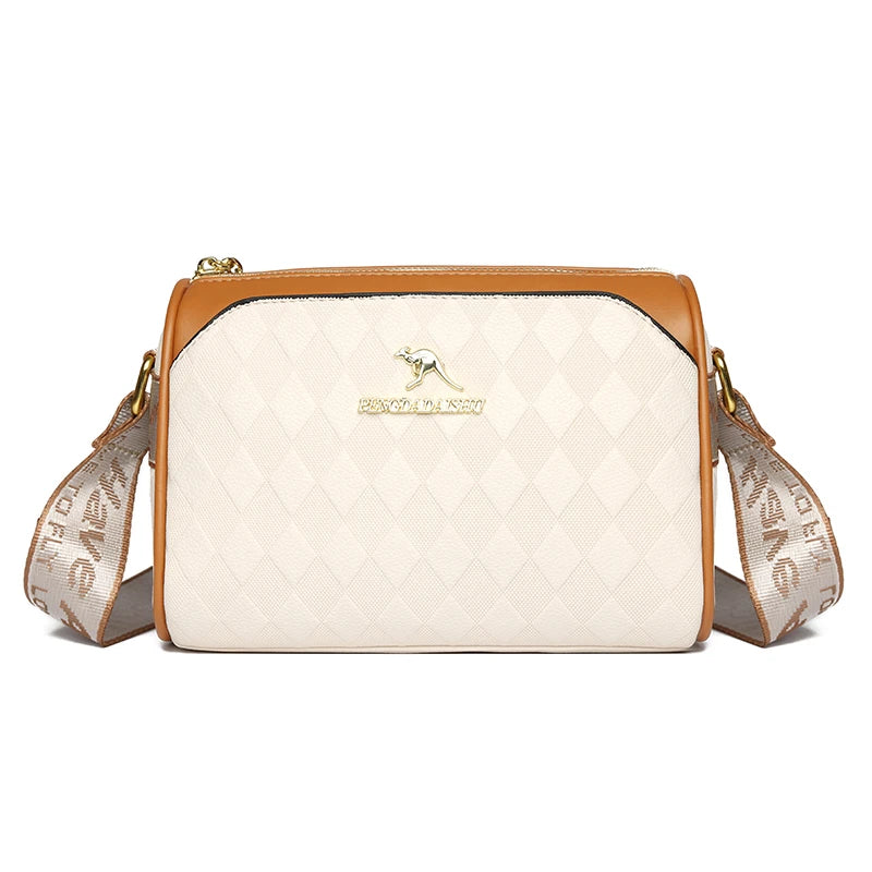Sac à Main Femme Luxe 3 Couches Cuir PU - Sac Bandoulière Designer AMYMANG