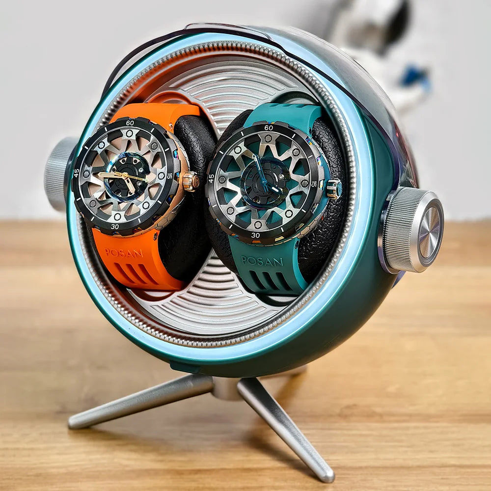 Remontoir à Montres Automatique MERY Luxe - Rotatif Silencieux - LED - Anti-Magnétisation - Acrylique