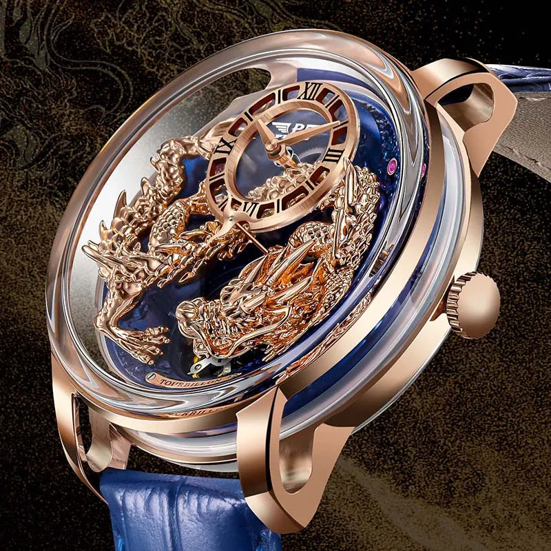 PINDU - Montre Homme Automatique M2797B Hommes 45.5MM Luxe