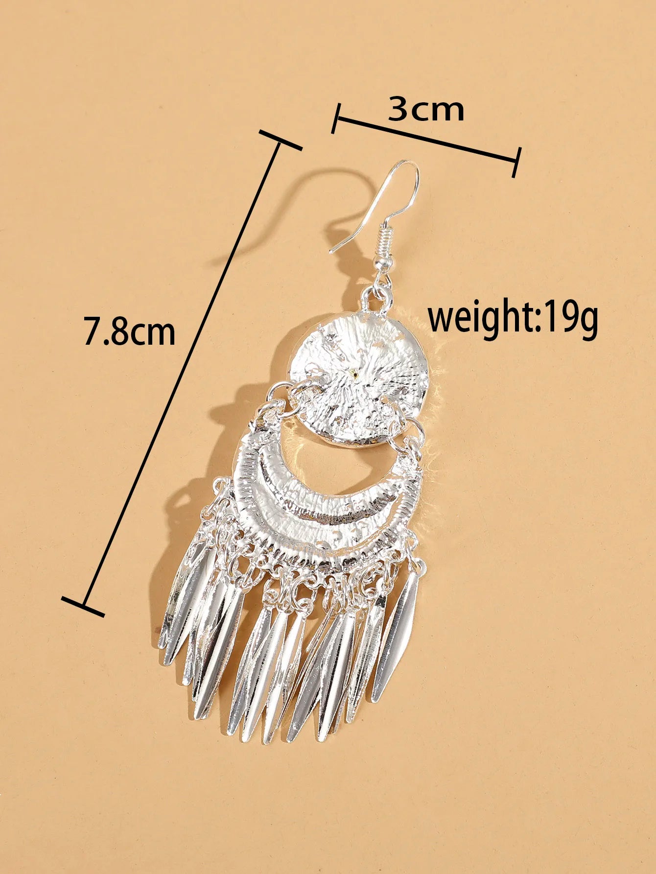 Boucles d'Oreilles Femmes Pendantes Ethniques Vintage Pompons - Bijou Femme Bohème
