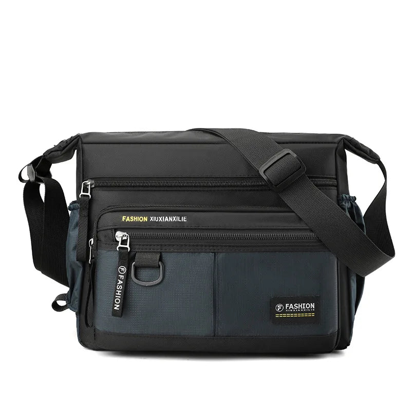Sacoche Homme Bandoulière Homme Nylon Grande Capacité - Sacoche Messenger Voyage Casual