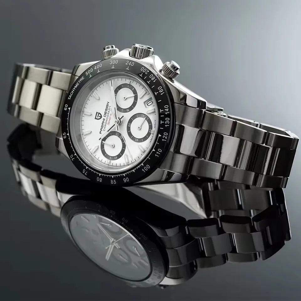 Montre Homme PAGANI DESIGN 2026 Chronographe Sport - Quartz Verre Saphir 100M