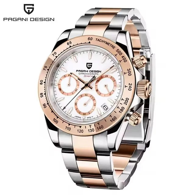 Montre Homme PAGANI DESIGN 2026 Chronographe Sport - Quartz Verre Saphir 100M