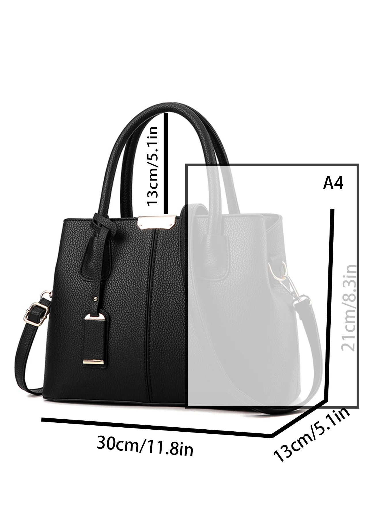 Sac à Main Femme Texture Haut de Gamme - Sac Bandoulière Oblique Européen