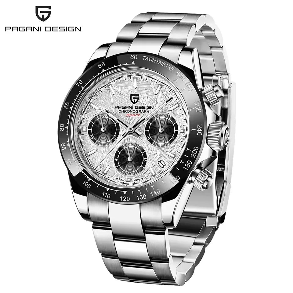 Montre Homme PAGANI DESIGN 2026 Chronographe Sport - Quartz Verre Saphir 100M