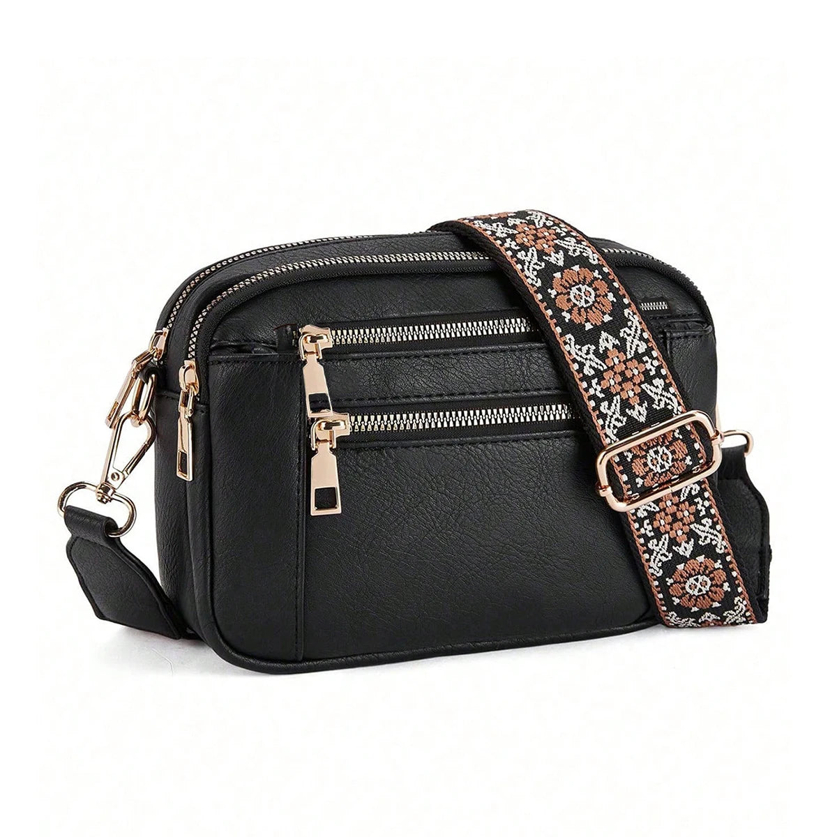 Sac à Main Femme Multifonctionnel Rétro Classique Bureau - Petit Sac Carré Bandoulière