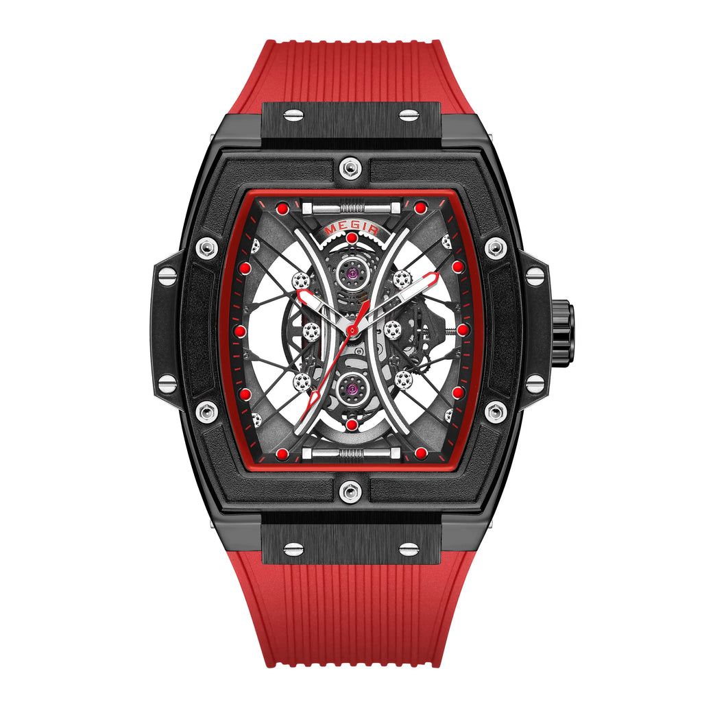 MEGIR - Montre Homme 8109 Sport Militaire Chronographe Silicone