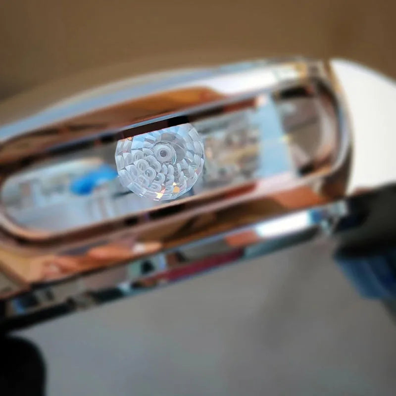 PINDU - Montre Homme Roulette Las Vegas - Design Astronomique Transparent - Quartz