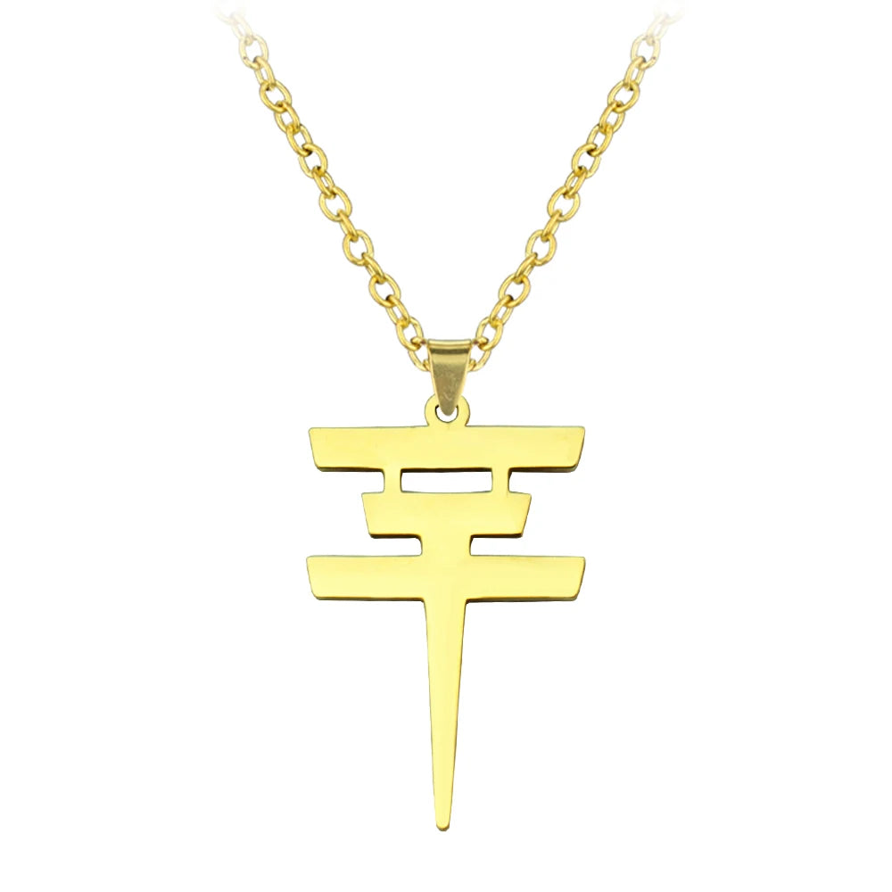 Collier Pendentif Tokio Hotel - Bijou Fan Unisexe Rock