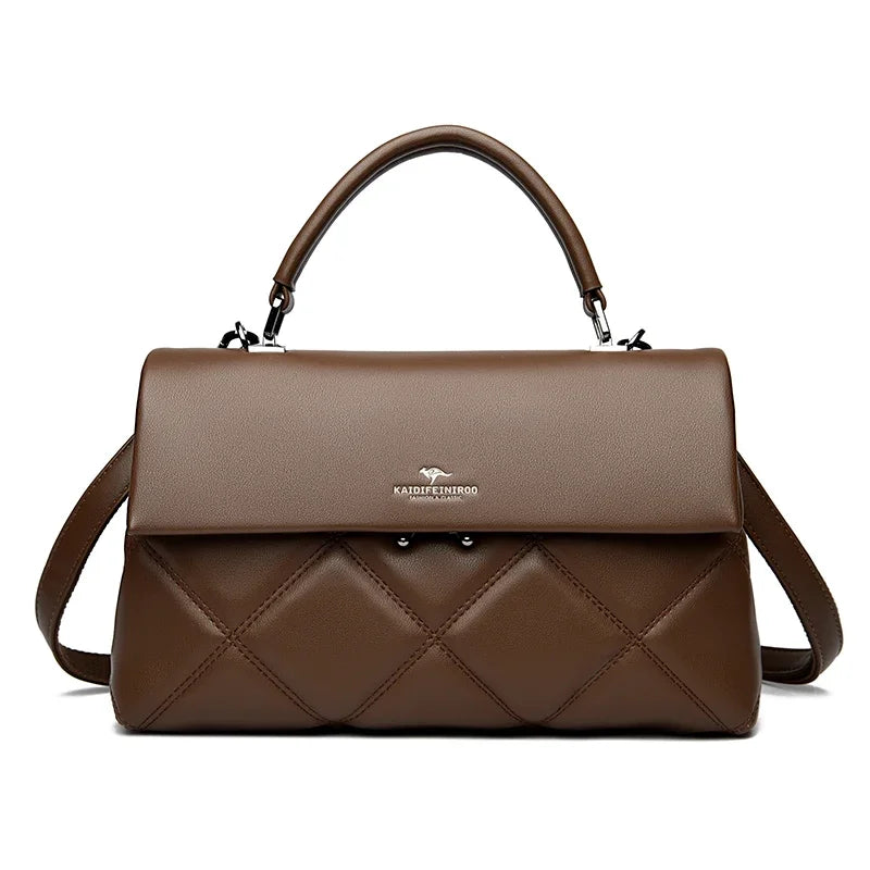 Sac à Main Femme Tendance Coréenne Cuir Souple - Sac Bandoulière Designer YaLePuck