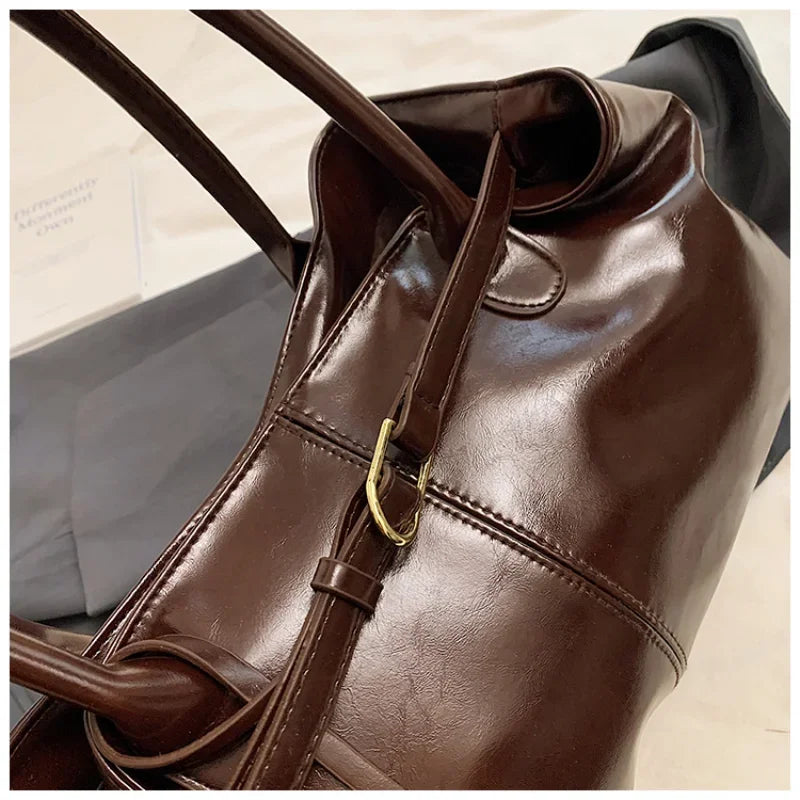 Sac à Main Femme Vintage Grande Capacité 2025 - Cabas Travail Underarm ABQP