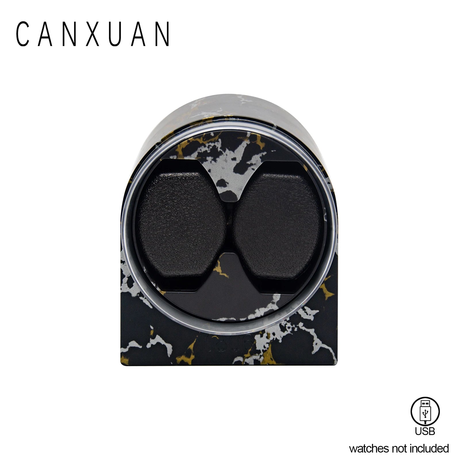 Remontoir à Montres Automatique CANXUAN Simple/Double - Cuir PU - USB - Coussin Doux - Homme Femme - Cadeau