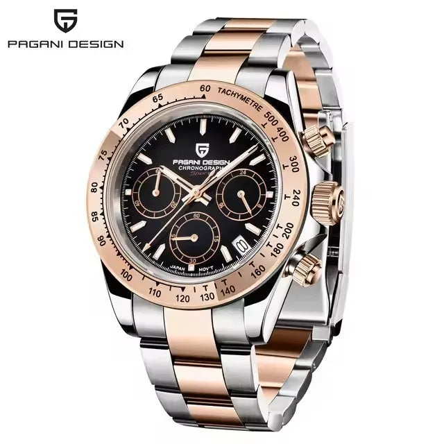 Montre Homme PAGANI DESIGN 2026 Chronographe Sport - Quartz Verre Saphir 100M