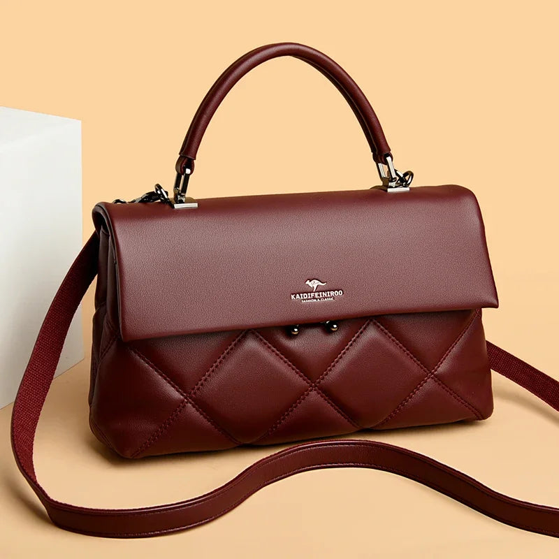Sac à Main Femme Tendance Coréenne Cuir Souple - Sac Bandoulière Designer YaLePuck