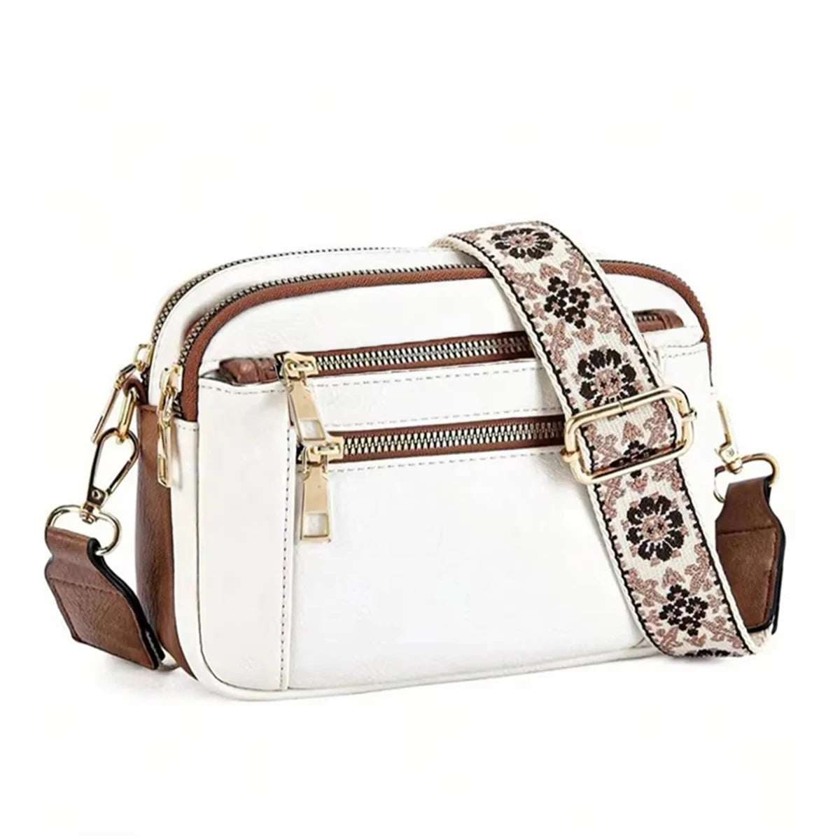 Sac à Main Femme Multifonctionnel Rétro Classique Bureau - Petit Sac Carré Bandoulière