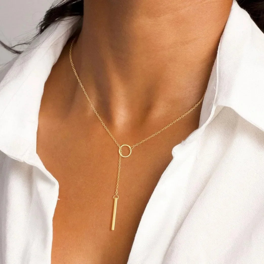 Collier Rond à Trois Rangs Argent Sterling 925 Femme - Chaîne Simple Minimaliste