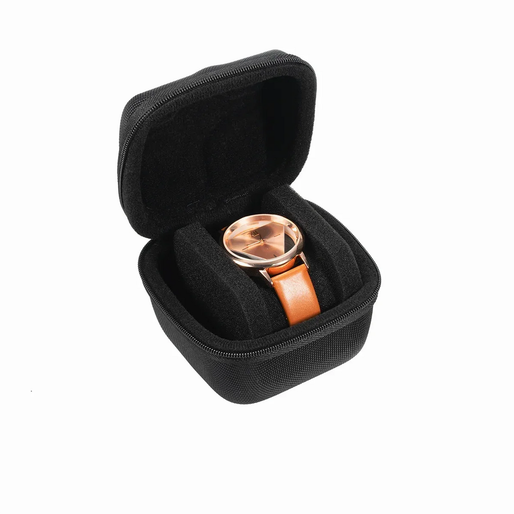 Boîte à Montres Portable - Cuir - Organisateur Voyage - Homme Femme - Montres Intelligentes