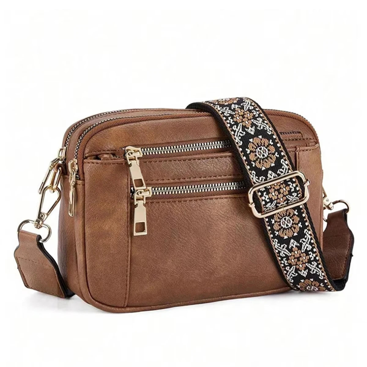 Sac à Main Femme Multifonctionnel Rétro Classique Bureau - Petit Sac Carré Bandoulière