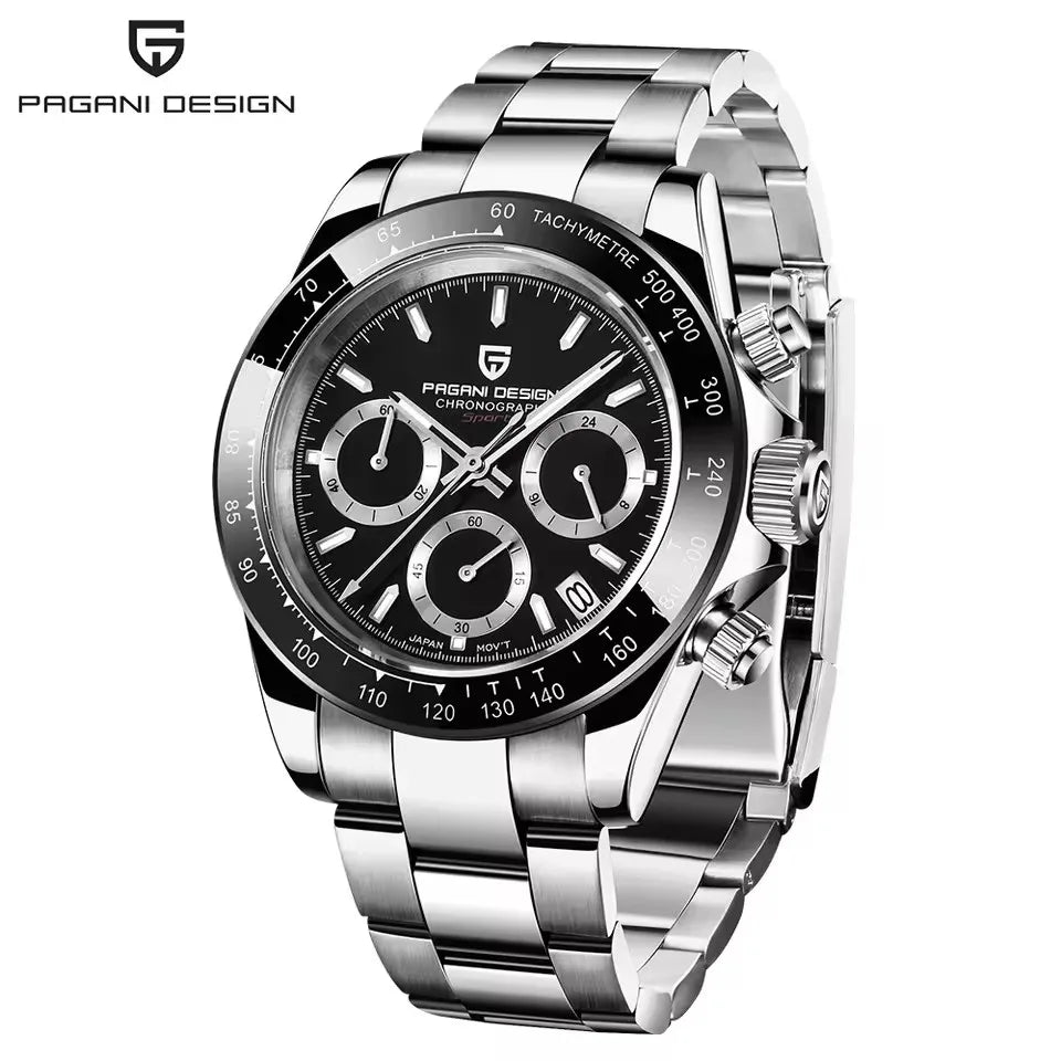 Montre Homme PAGANI DESIGN 2026 Chronographe Sport - Quartz Verre Saphir 100M