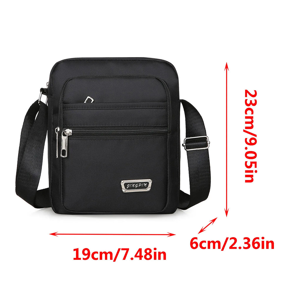 Sacoche Homme Multifonction Imperméable - Sacoche Bandoulière Voyage Business