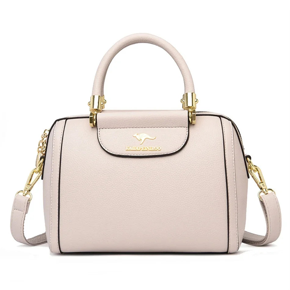 Sac à Main Femme Boston Cuir PU Luxe 2025 - Grand Sac à Main Bandoulière AMYMANG