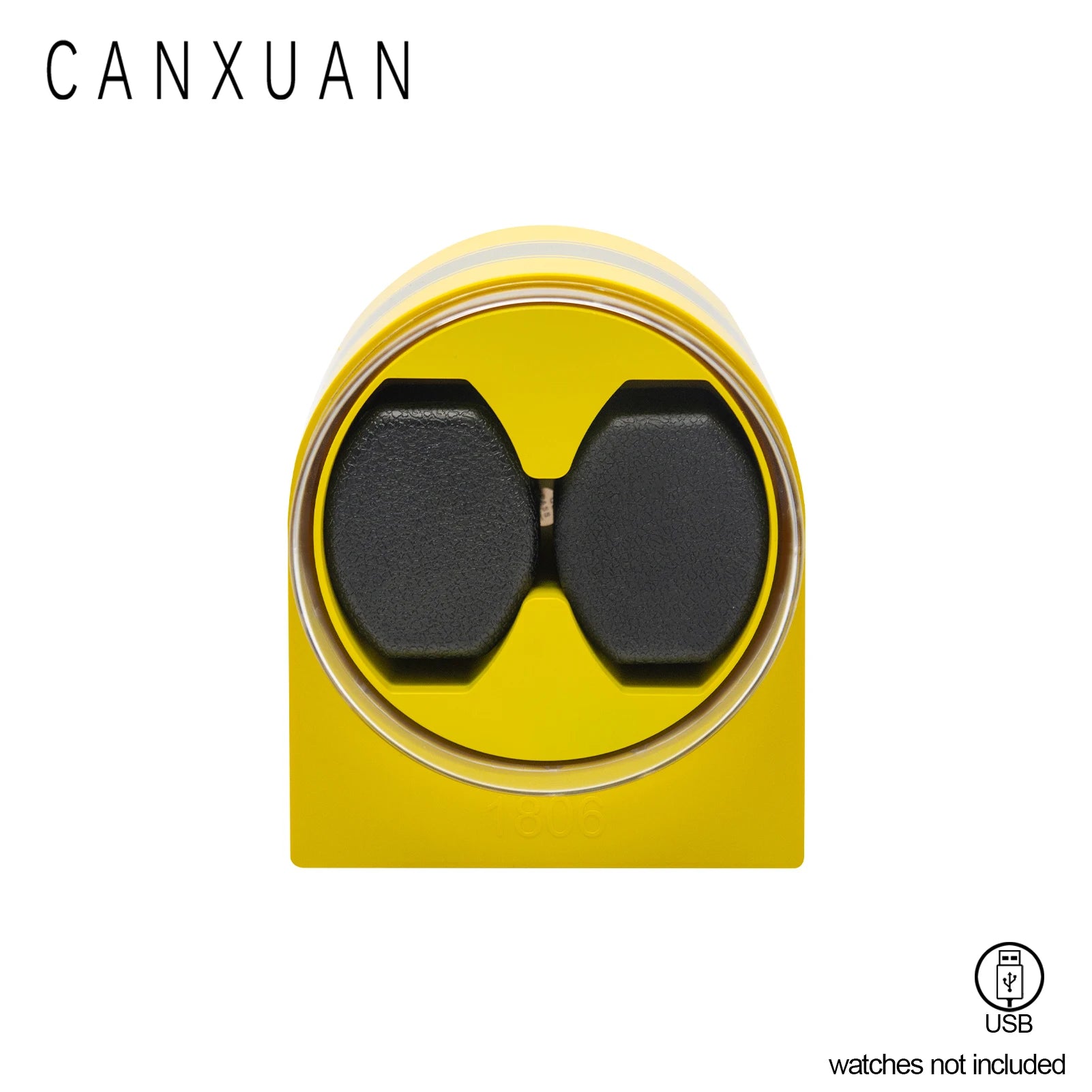 Remontoir à Montres Automatique CANXUAN Simple/Double - Cuir PU - USB - Coussin Doux - Homme Femme - Cadeau