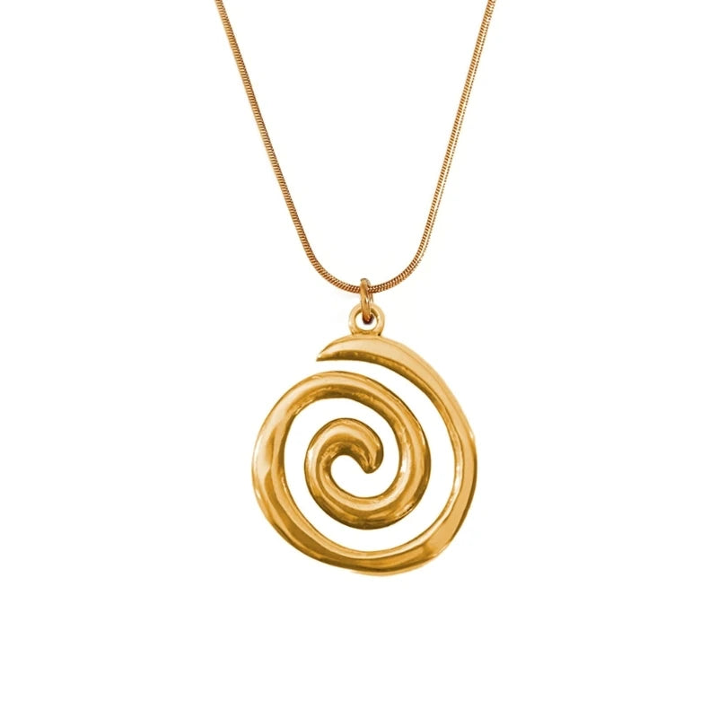 Collier Pendentif Cercle Rond Chaîne Clavicule Ajustable - Bijou Femme Élégant