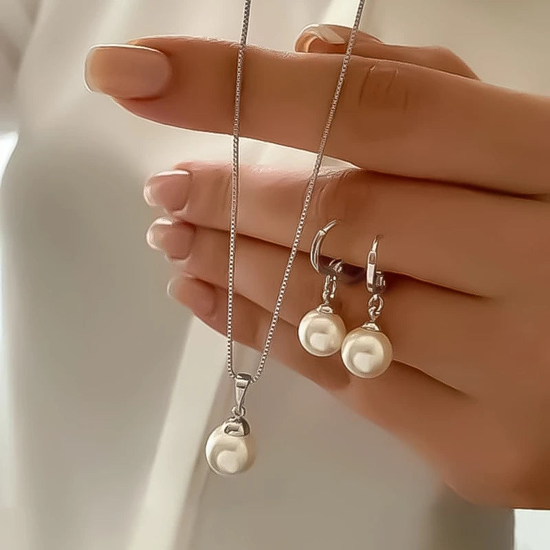 Collier Femme - Collier Élégant Perles - Collier Femme
