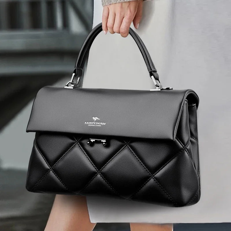 Sac à Main Femme Tendance Coréenne Cuir Souple - Sac Bandoulière Designer YaLePuck